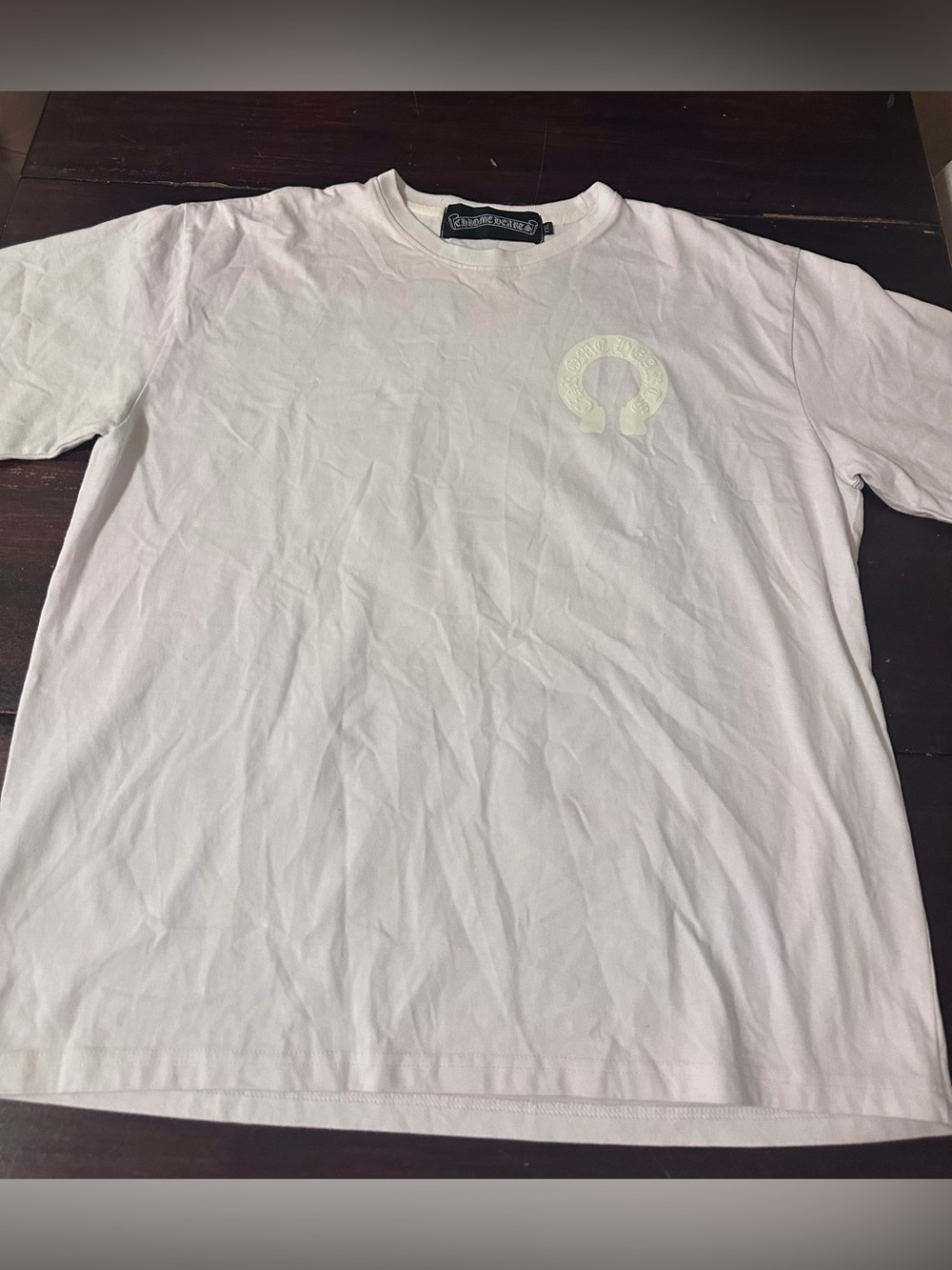 White on white Chrome Hearts T-Shirt